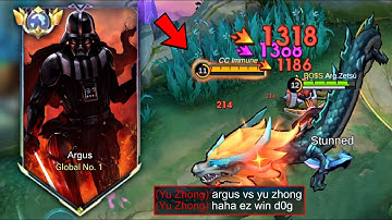ARGUS BRUTAL DAMAGE BUILD VS HIGH DAMAGE SUSTAIN EXP!💀 BEST FIGHTER MLBB