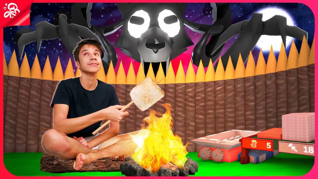 SOBREVIVI 99 NOITES SOZINHO CONTRA A NOVA ENTIDADE DO 99 NOITES NA FLORESTA
