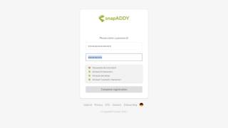 SMU UX SnapADDY Onboarding password