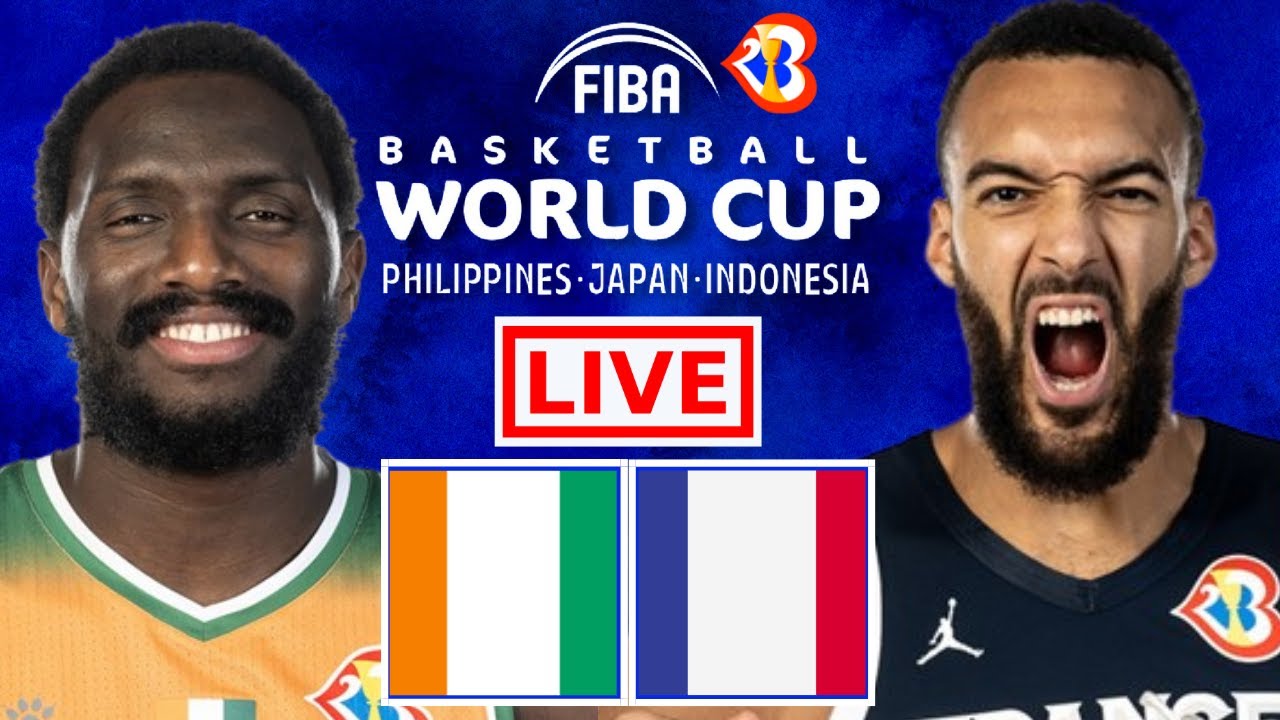 Cote Divoire vs France FIBA BASKETBALL WORLD CUP 2023 Live Scoreboard