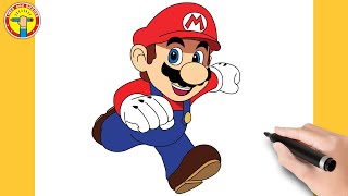 How to draw Mario step by step | Easy drawing tutorial for beginners screenshot 5