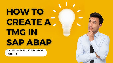 How to Create a TMG(Table Maintenance Generator) part-1 | SAP ABAP|DDIC|class 4 @sapwatchpoint