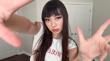 ASMR Fast & Chaotic Visuals (Hand Movements, Mouth Sounds, Plucking)