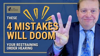 Four Mistakes to Avoid if You Are Served with a Restraining Order | Washington State Attorney
