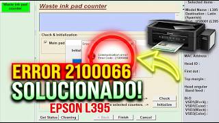 Error 21000066 Epson L395 | No Deja Resetear Almohadillas | Solucionado