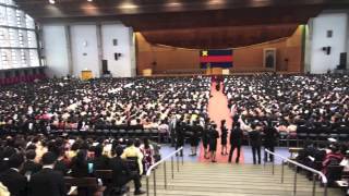 Graduation ceremony at Keio University, March 22, 2013