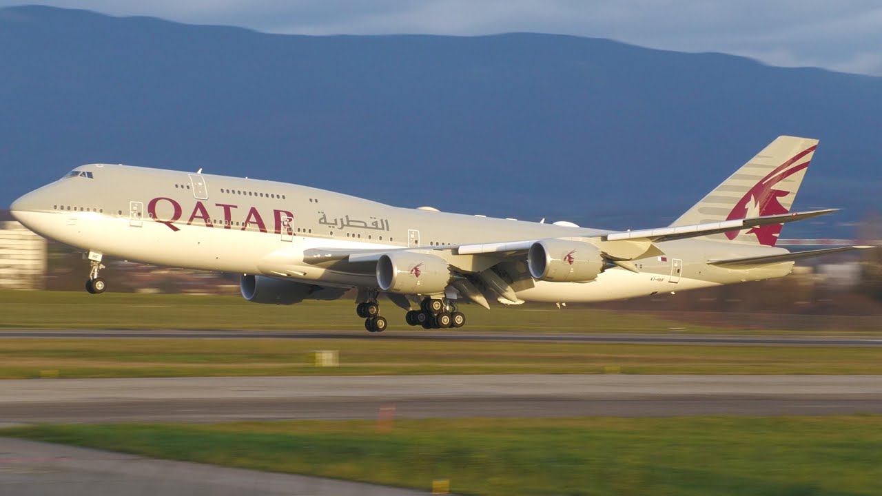 B747-8(BBJ) QATAR AMIRI FLIGHT A7-HBJ WITH ANTENNA JC WINGS