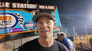 Daryn Pittman discusses his second-place finish Friday at Williams Grove, getting more races, more