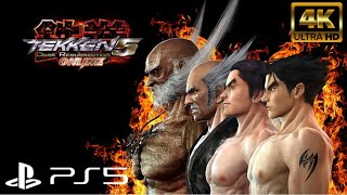 TEKKEN 5 PS5 DARK RESURRECTION Gameplay Walkthrough Full Game -No Commentry