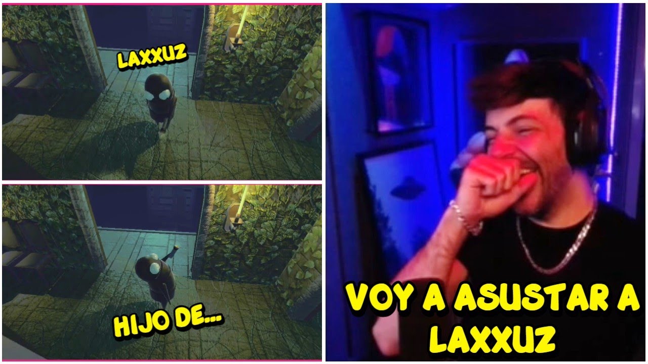 NEXXUZ ASUSTA IRL a LAXXUZ mientras le gritaba a NEFA XDDD