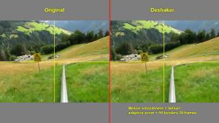 Stabilisation avec Deshaker