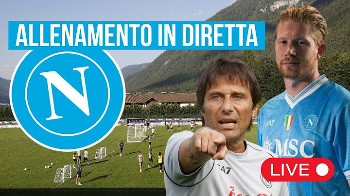 Primo allenamento NAPOLI con DE BRUYNE e NOA LANG 🔥⚽️ LIVE da Dimaro 🔴