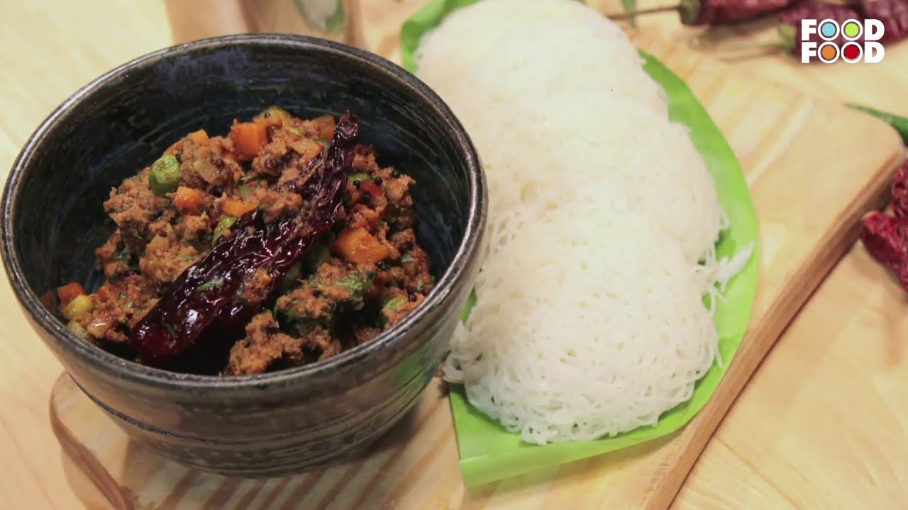 Keema Muttar Idiyappam | Snack Time | Chef Ajay Chopra | FoodFood