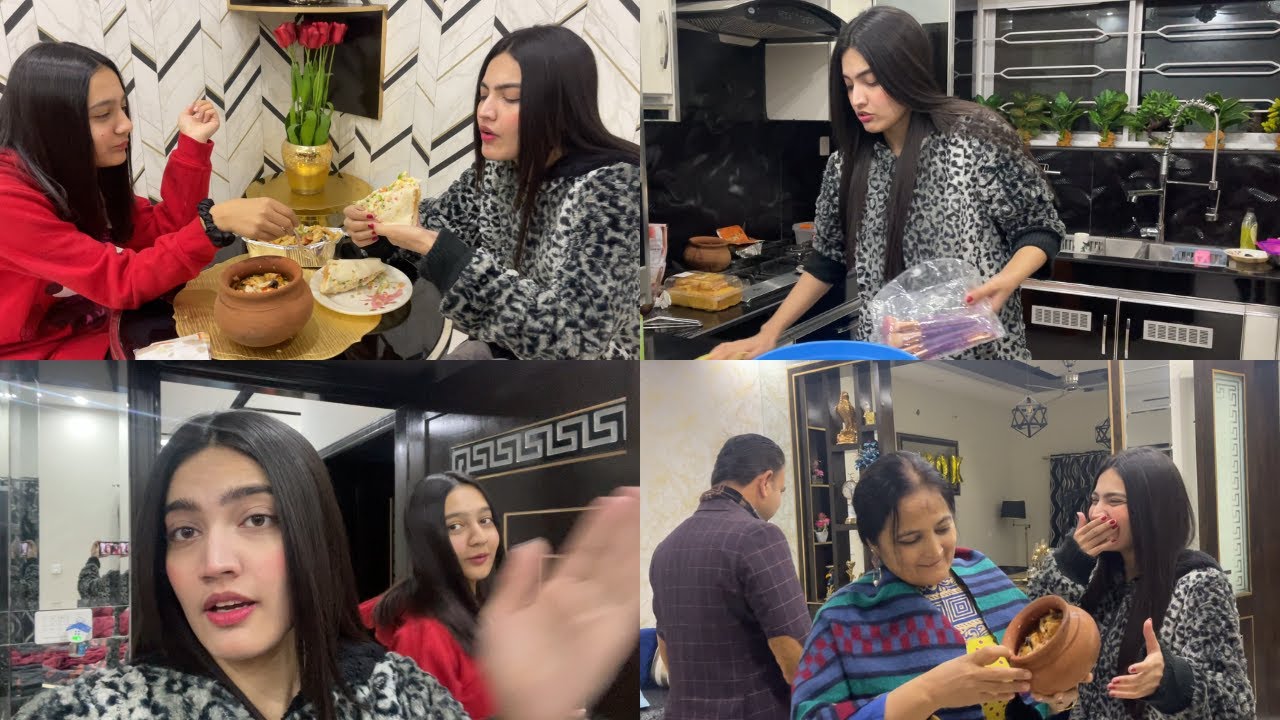 HOME ALONE VLOG 🏠| Bahir sy nashta aya 🍲🍲 | Mama ny jhut pakr lea🤣🤣 | Sistrology