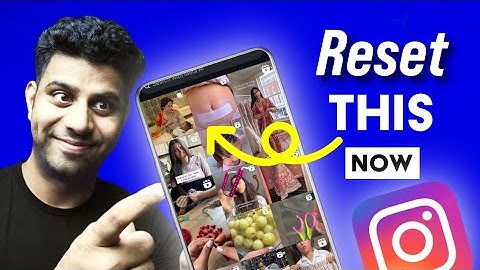 How to reset Instagram Feed | instagram suggestion