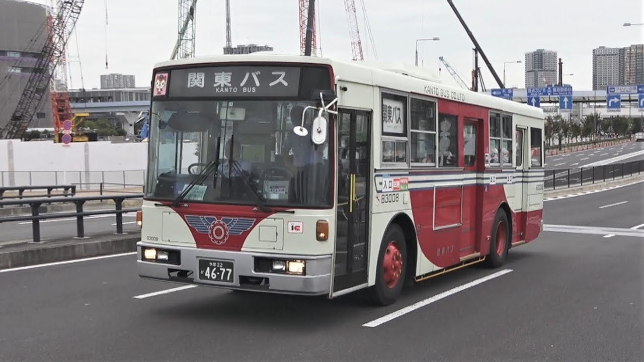 【バスまつり2019 豊洲】特送車と展示車両退場シーン。