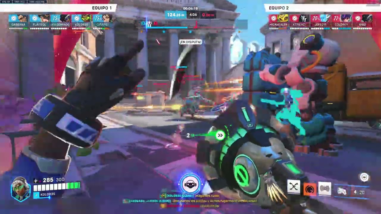 Overwatch 2 - Gameplay on Juno & Lucio (competitive Diamond) - Coloseo 29/12/25