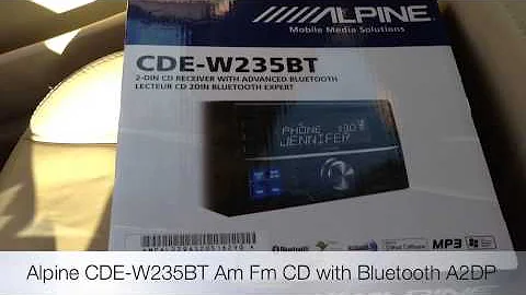 How to Replace VW JETTA Radio with ALPINE CDE-W235BT bluEtooth usb ipod iphone 5