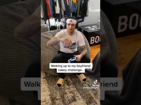 While your Partner is on the game walk in like this to see their reaction
