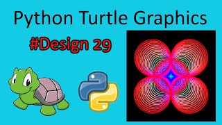 python turtle graphics tutorial || #design29  || Python graphics
