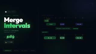 #56 - Merge Intervals - LeetCode - Python - Tamil