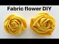 How to make fabric flower, Flower sewing tutorial, DIY artificial flowers, Fashion, Anita Benko