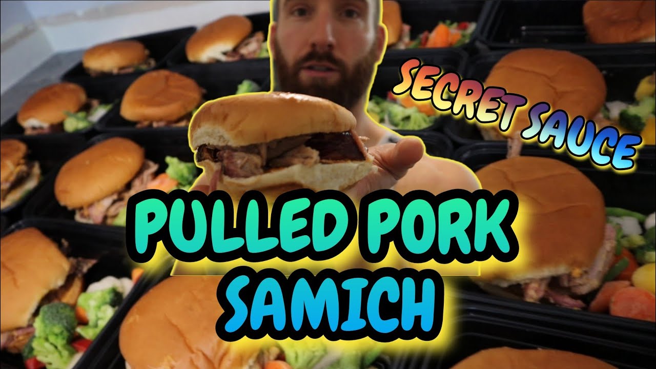 Samiches Pulled Pork Samiches (Meal Prep) - YouTube