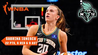 Sabrina Ionescu TAKES OVER to lead the New York Liberty to victory 🔥 | WNBA on ESPN