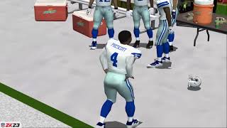 NFL 2K23 - Bengals at Cowboys gameplay