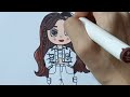 How to Draw a Cute Girl 2026 |New Year Girl Easy  Step-by-Step ✏️💫👧