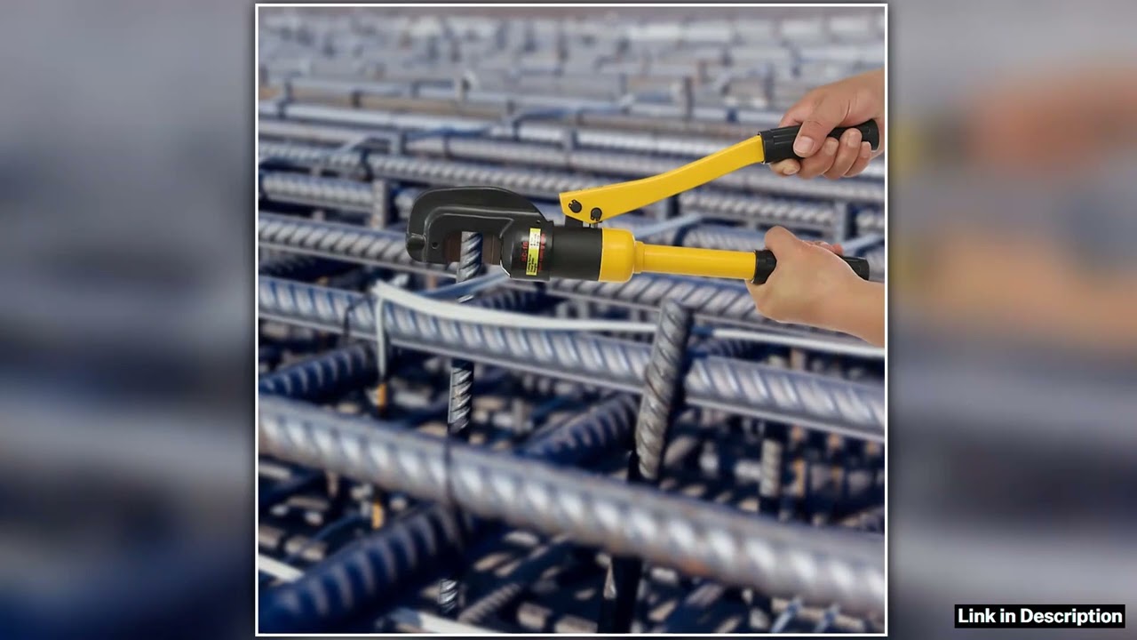 Hydraulic Hand Cutter Bolt Cutter 8T Manual 416mm Cutter Metal Cutting Tool Portable Toolbox Rebar