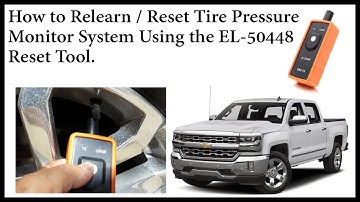 EL-50448 TPMS sensor relearn procedure on a silverado \ Sierra.