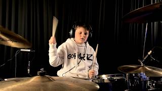 10 Year Old CRUSHES "Clint Eastwood" by @Gorillaz on Drums