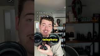 The Best Three Lenses For Photographers?