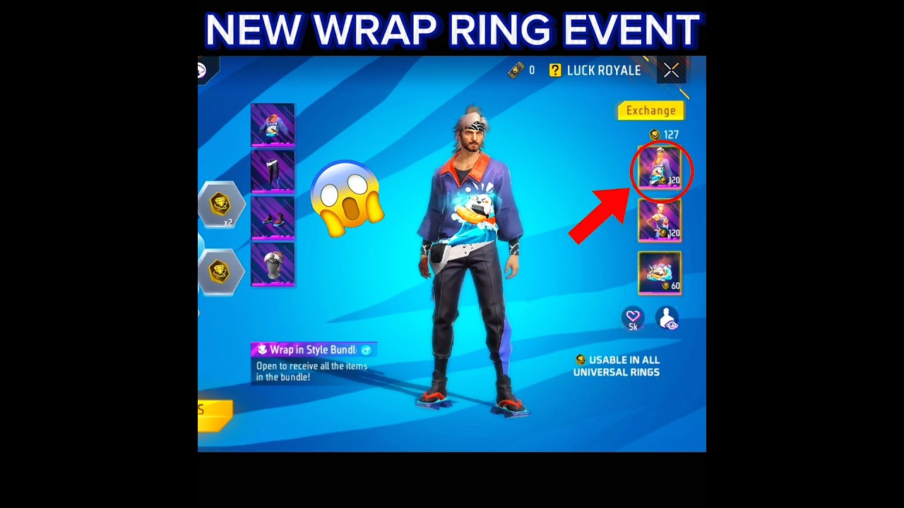 Free Fire New Wrap Ring Event | Free Fire New Ring Event 🤯