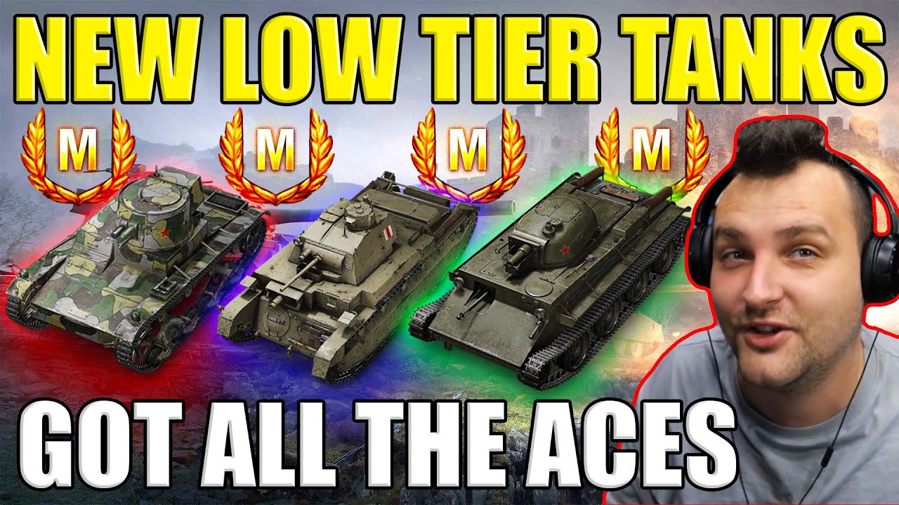 Best Games with the NEW Low Tier Tanks! World of Tanks YouTube