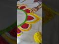 Woolen Mat Rangoli DM to Order 📥#woolenrangoli #readyrangoli #woolenmatrangoli #rangolidesigns #art