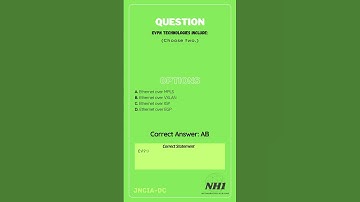 Q60 | JNCIA-DC | Module2: Juniper