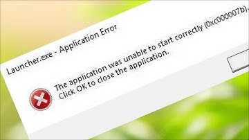 PUBG Launcher.exe - Application Error - The Application Was Unable To Start Correctly (0xc000007b)