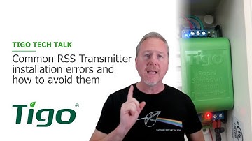 Tigo Tech Talk: Common RSS Transmitter installation errors and how to avoid them