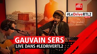 Video thumbnail of "Gauvain Sers interprète "Le chêne liège" dans #LeDriveRTL2 (15/11/22)"