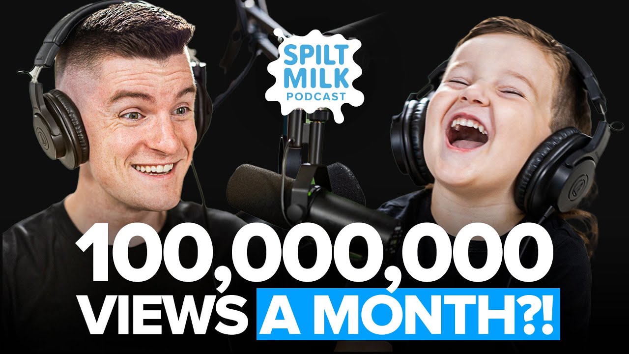 3-Year-Old's Take On Going Viral! | Spilt Milk Podcast | Episode #95