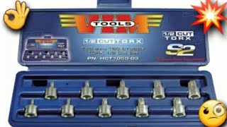 VIM Tools HCT1050 10-Piece Half-Cut Torx Driver Set