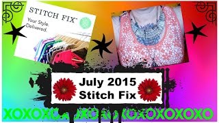 July Stitch Fix Fashion Unboxing & Try On -  HUGE THANK YOU!