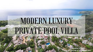 【Luxury Property】 Modern Private Pool Villa Surin, Phuket