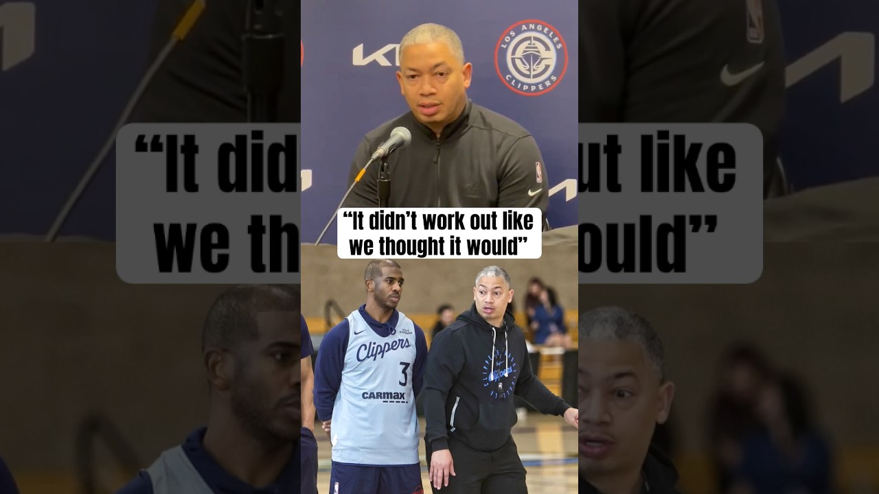 Ty Lue reacts to Chris Paul being waived (via ATLjohnson18/X)