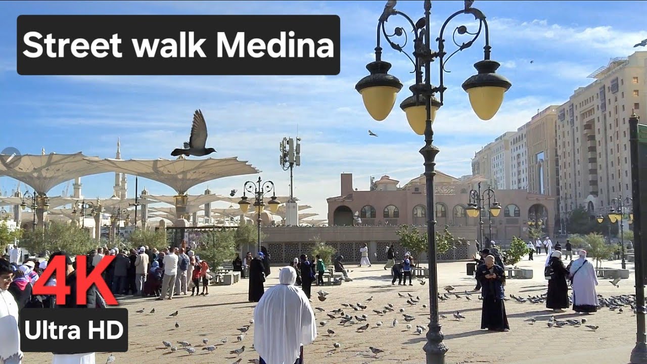 Medina Streets walk and city tour 2025 (Al- Madinah cty street walk 2025)