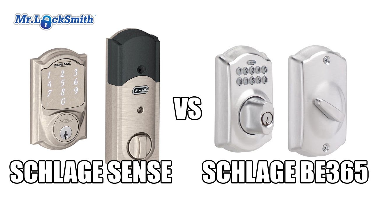 Schlage Sense VS Schlage BE365 | Mr. Locksmith™