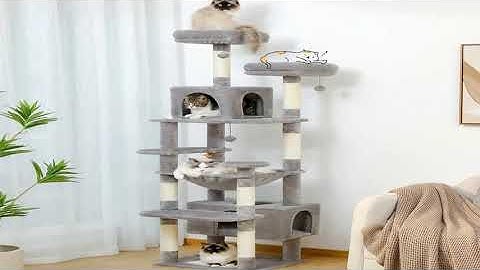 A must-have product! Large Cat Tree Tower for Indoor Cats With Sisal-Covered Scratching Posts Spac