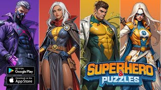 🦸 Superhero & Puzzles Match3 RPG – Puzzle + Héros & Batailles Épiques (Android & iOS) screenshot 2